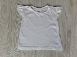 Fehér, nyomott mintás póló